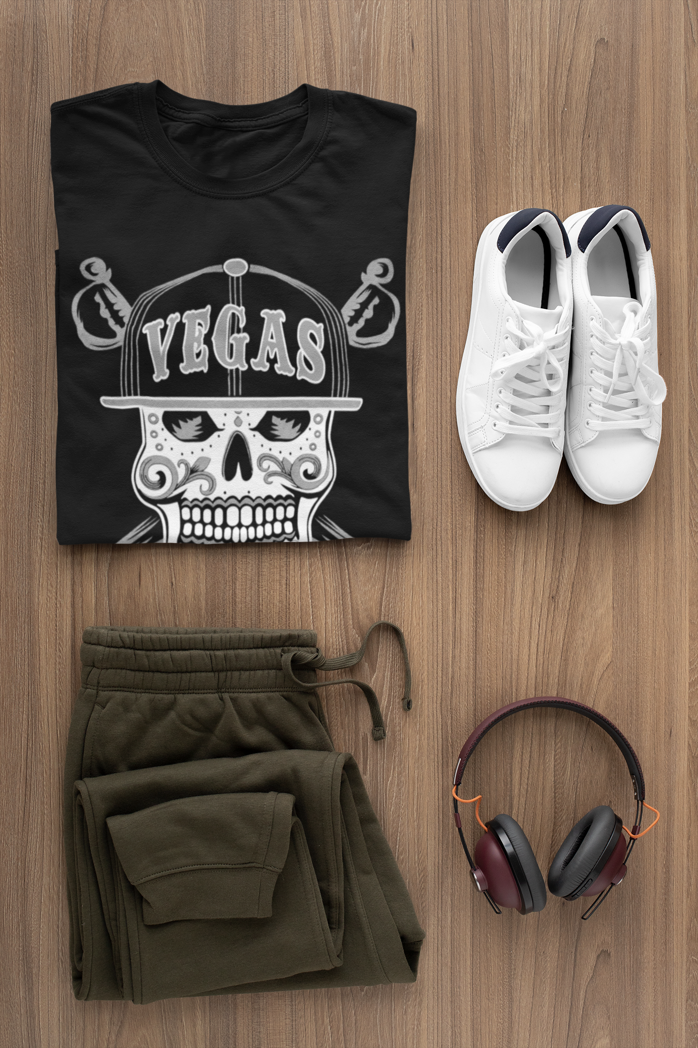 Sugar Skull Raider California x Vegas Football Shirt Win Baby Win