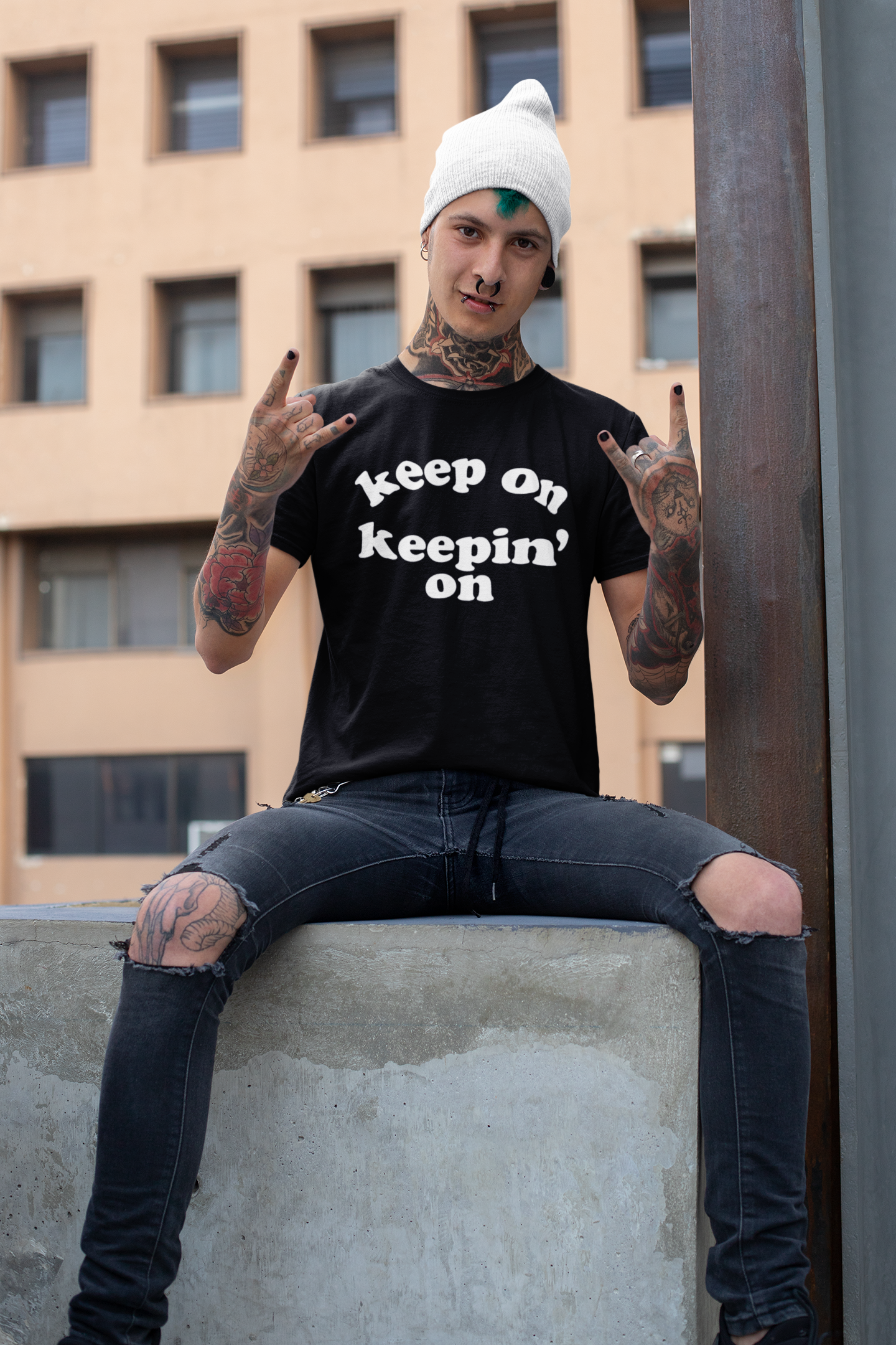 Keep on Keepin' On T-Shirt - Retro Groove