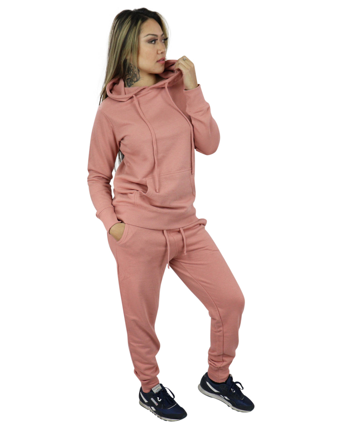 French Terry Fashion Jogger Sets for Women