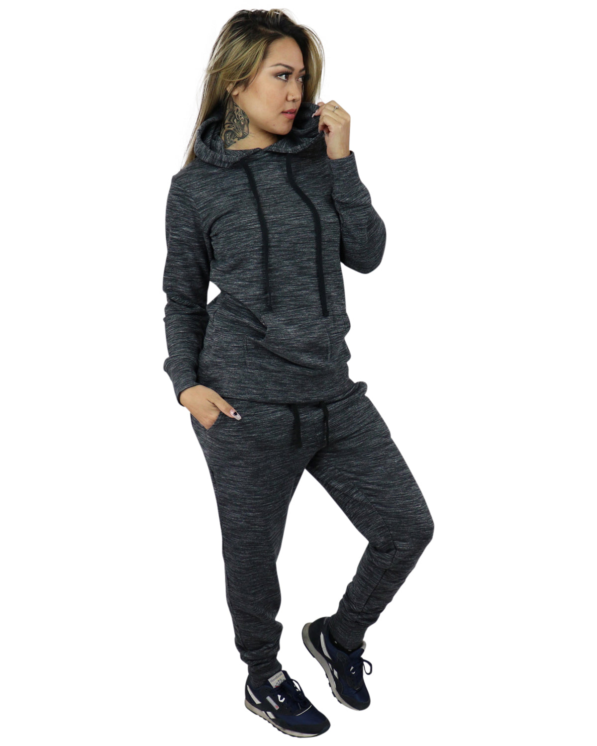 French Terry Fashion Jogger Sets for Women