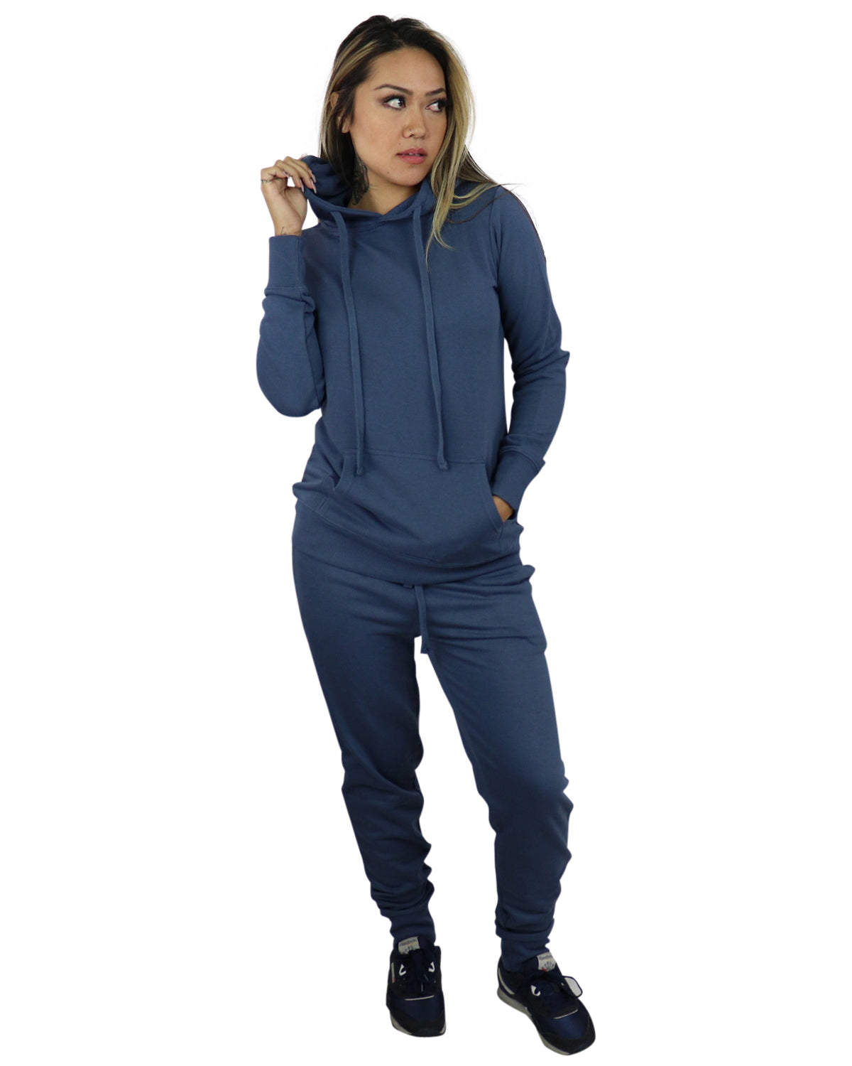 French Terry Fashion Jogger Sets for Women