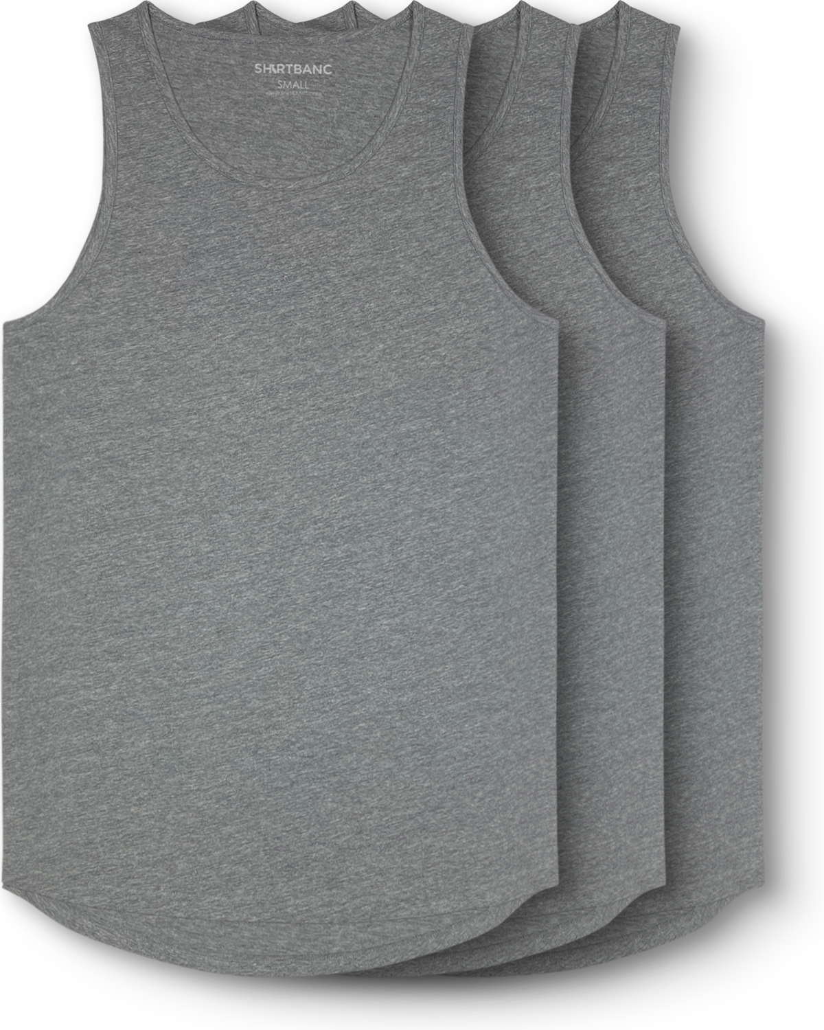 Drop Cut Tank Tops - 3 Packs