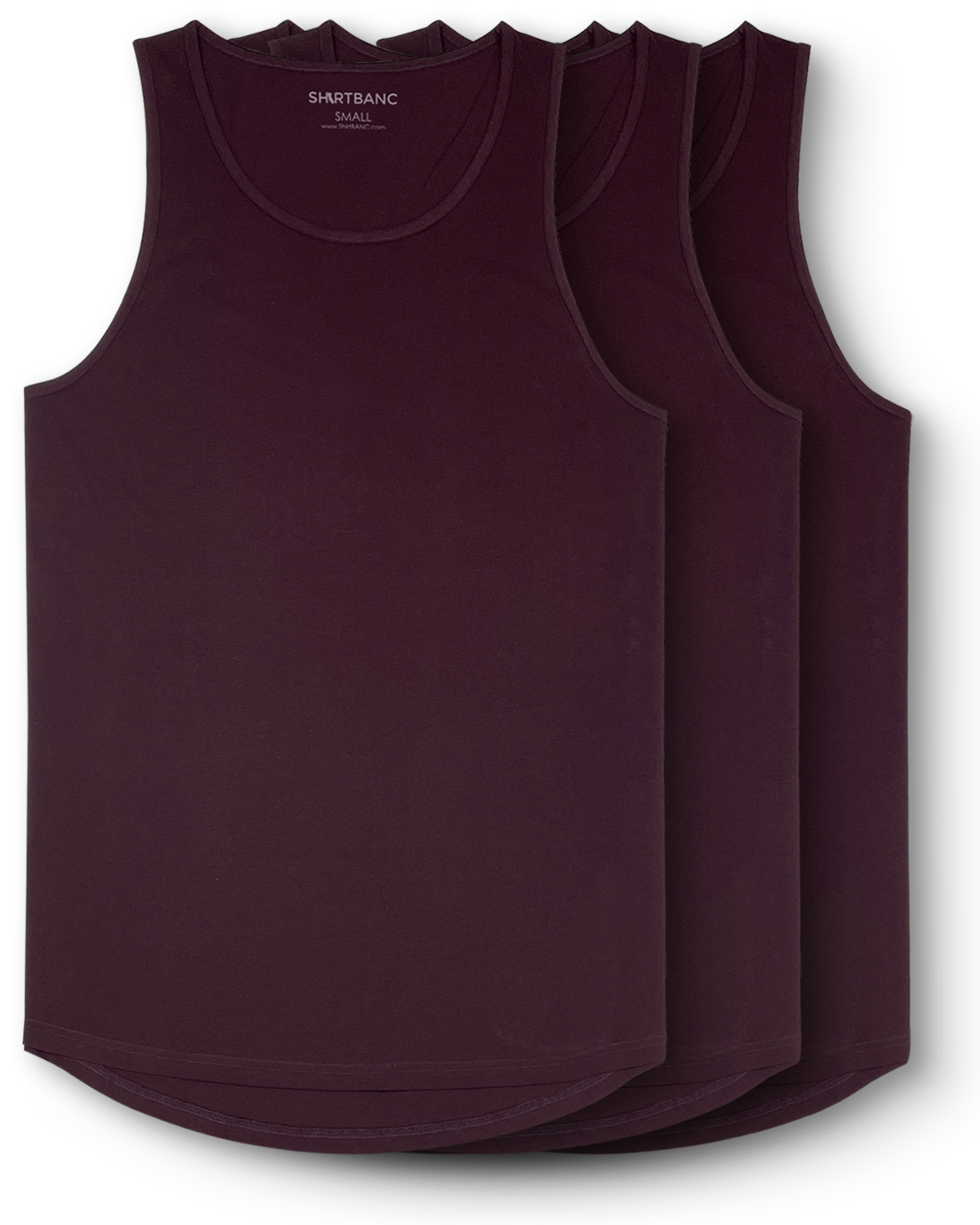 Drop Cut Tank Tops - 3 Packs