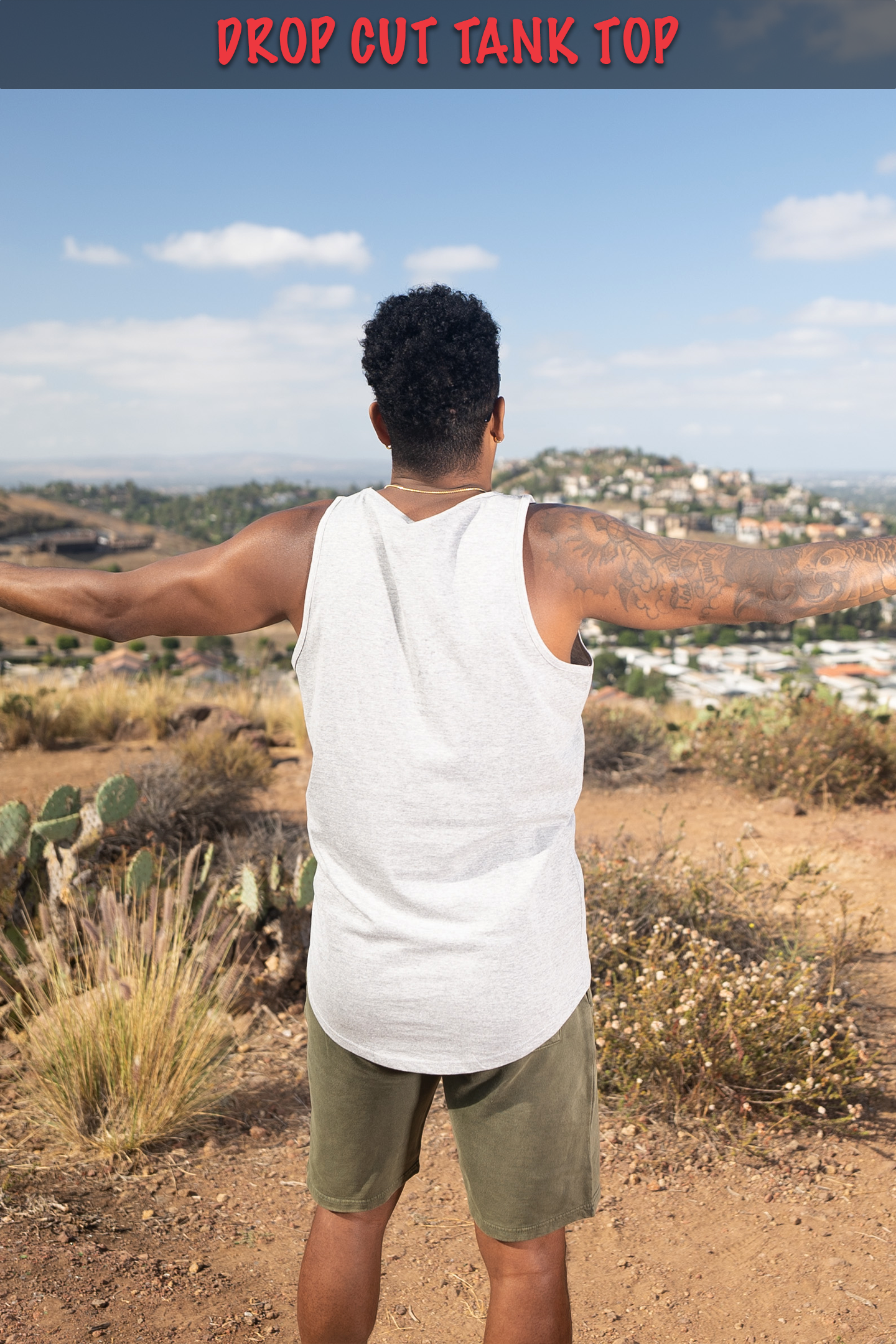 Drop Cut Tank Tops