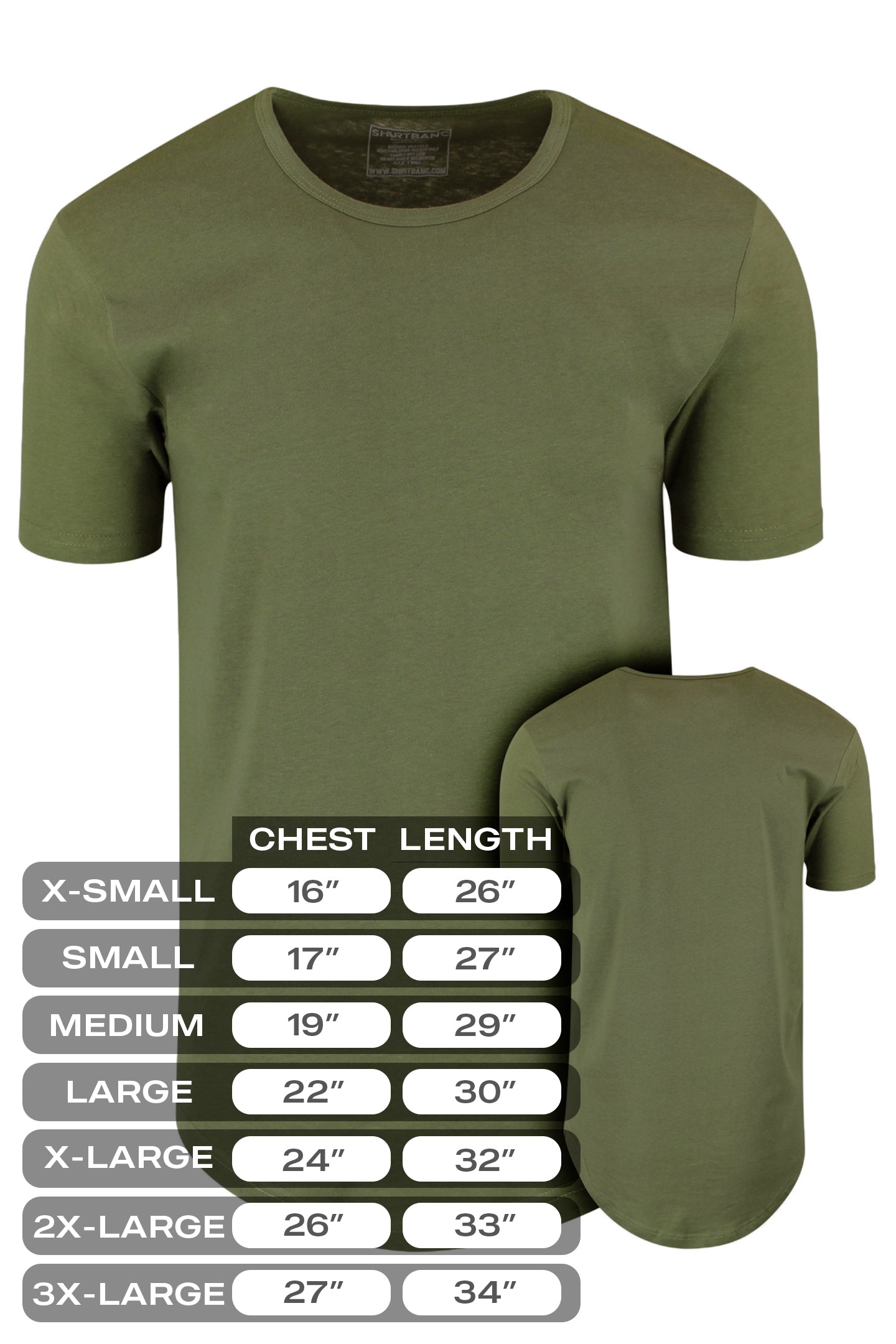 Essential Drop Cut Shirts - Solid Color 3 Packs