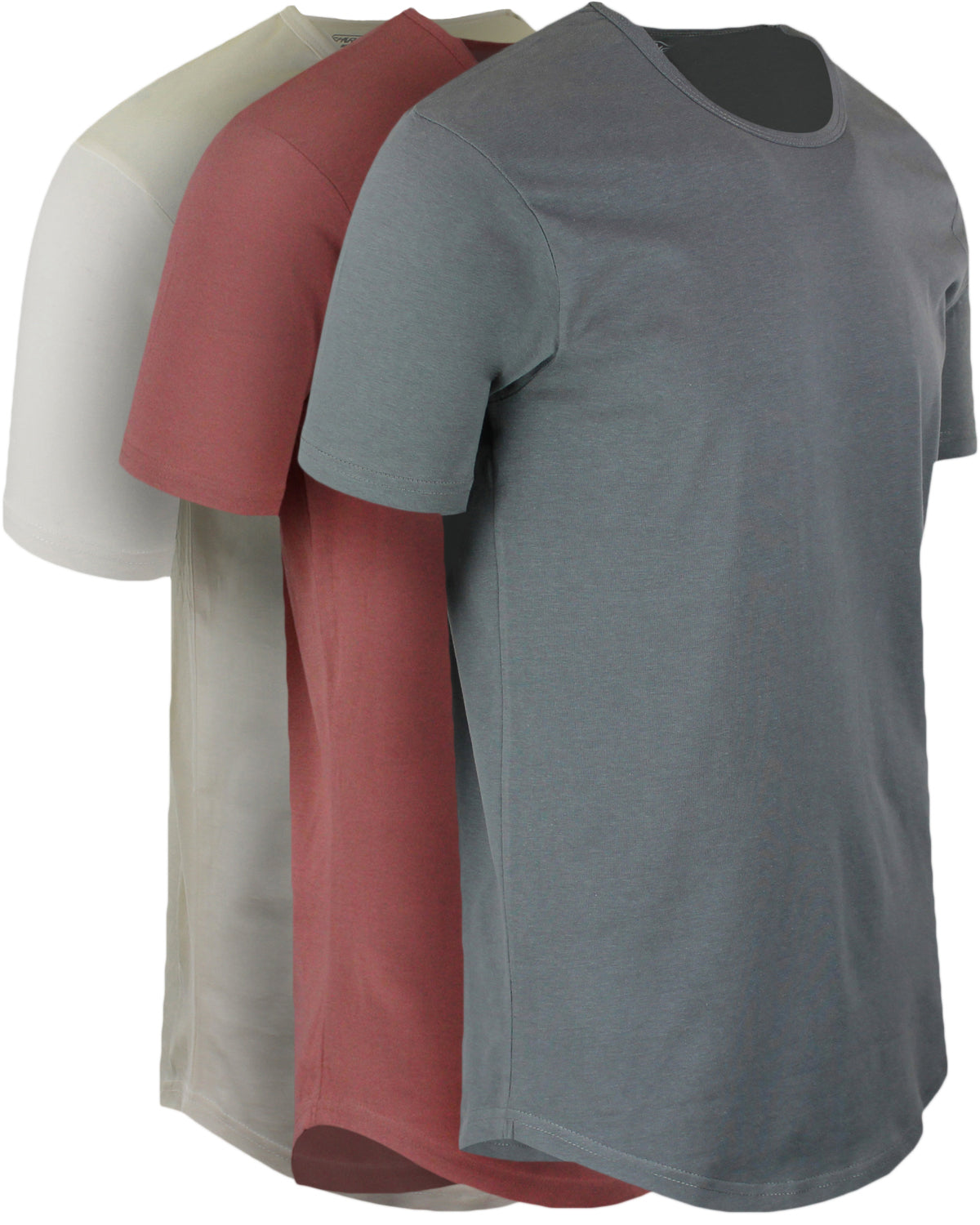 Drop Cut Shirts - Multi Color 3 Packs
