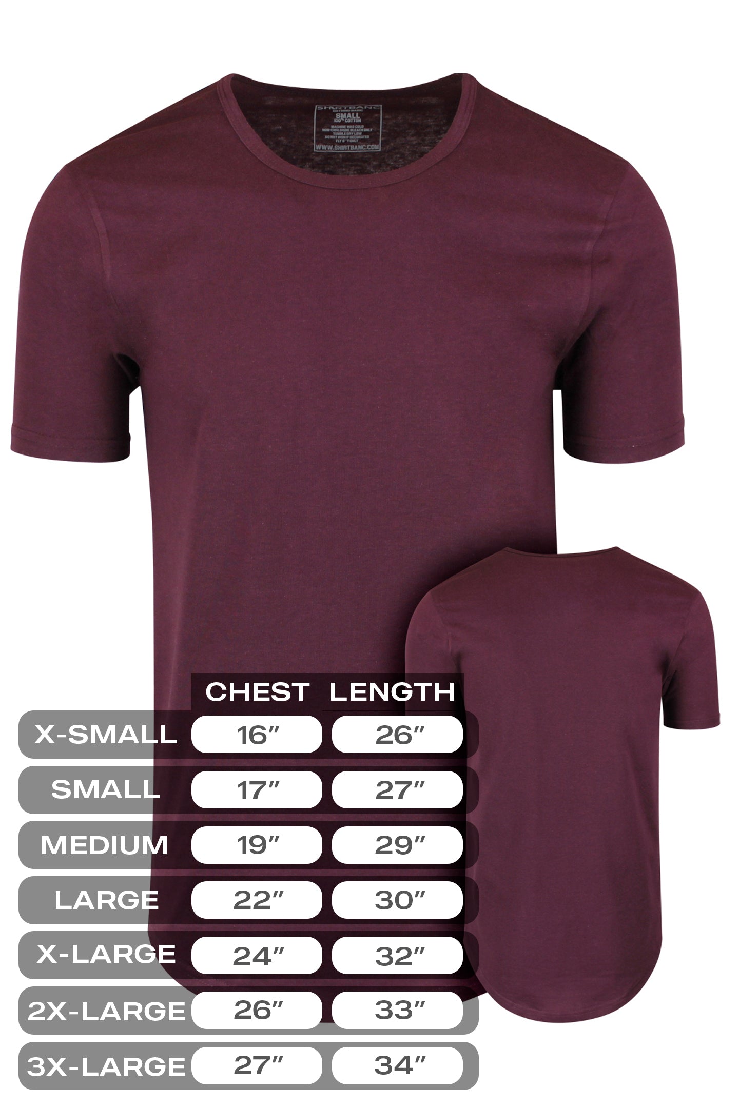 Essential Drop Cut Shirts - Solid Color 3 Packs